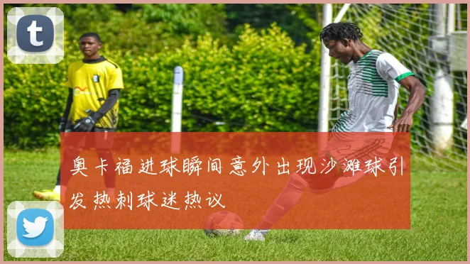奥卡福进球瞬间意外出现沙滩球引发热刺球迷热议