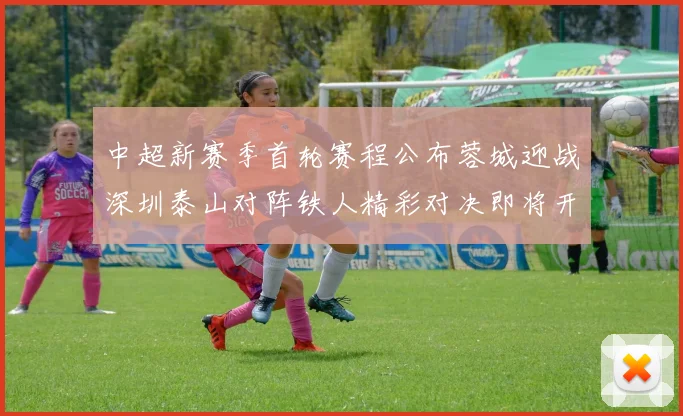 中超新赛季首轮赛程公布蓉城迎战深圳泰山对阵铁人精彩对决即将开启